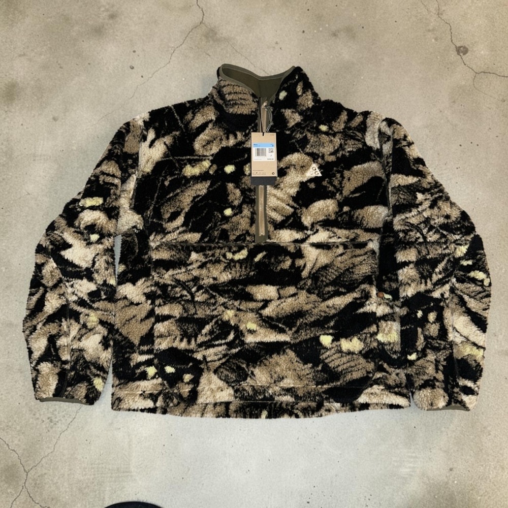 Nike ACG Canwell Glacier Therma-FIT ADV Sherpa Half-Zip Men's M Beige HJ2683